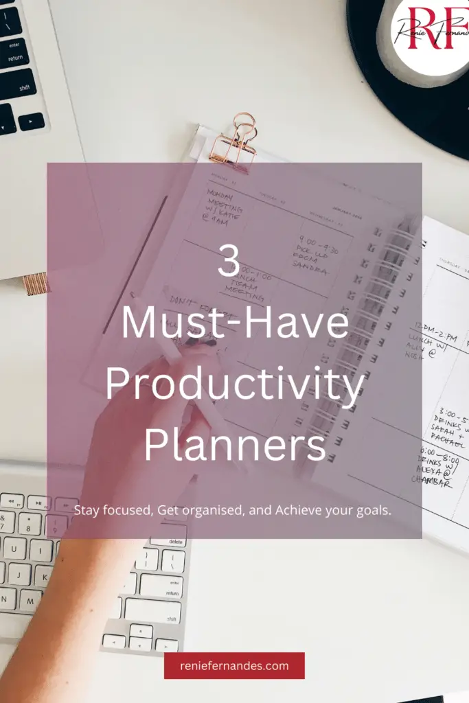 Cover Image of 3 must have productivity planners