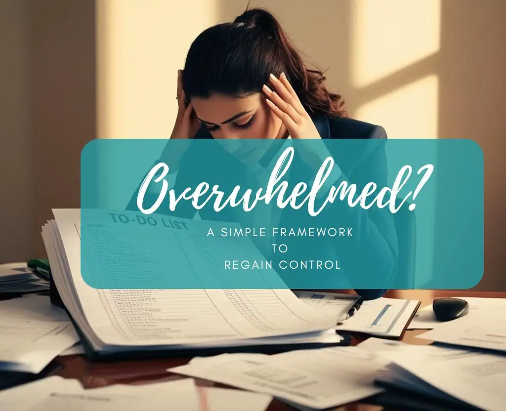 Image of a lady Feeling Overwhelmed