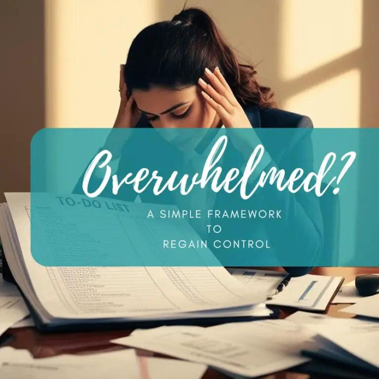 Image of a lady Feeling Overwhelmed